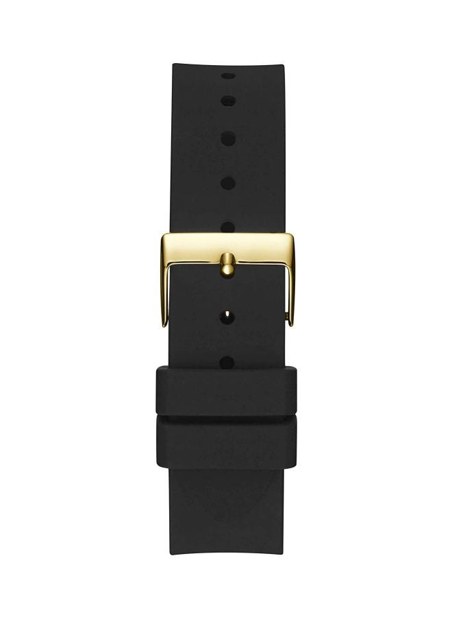 GUESS Women's Silicone Chronograph Watch W1160L1 - 40 mm - Black - Image 2