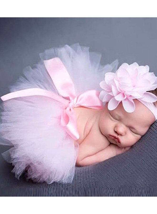 Beauenty Tutu Skirt And Headband Photography Props Outfit  - Image 2