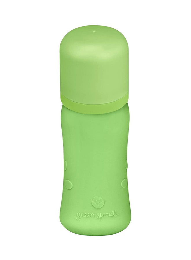 green sprouts - Baby Feeding Bottle With Silicone Cover - Image 1