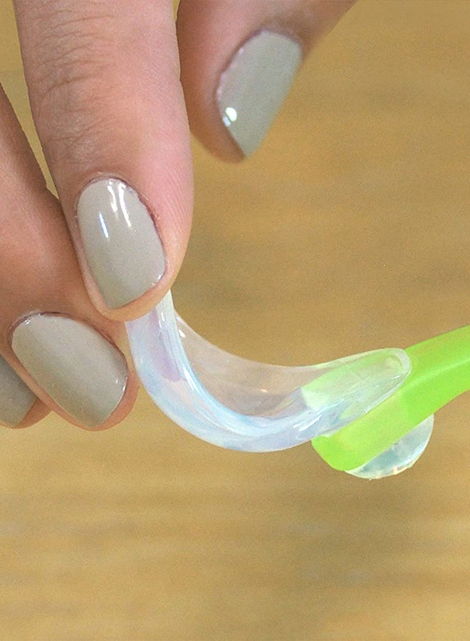 green sprouts Pack Of 2 Baby Feeding Spoons Set  - Image 3