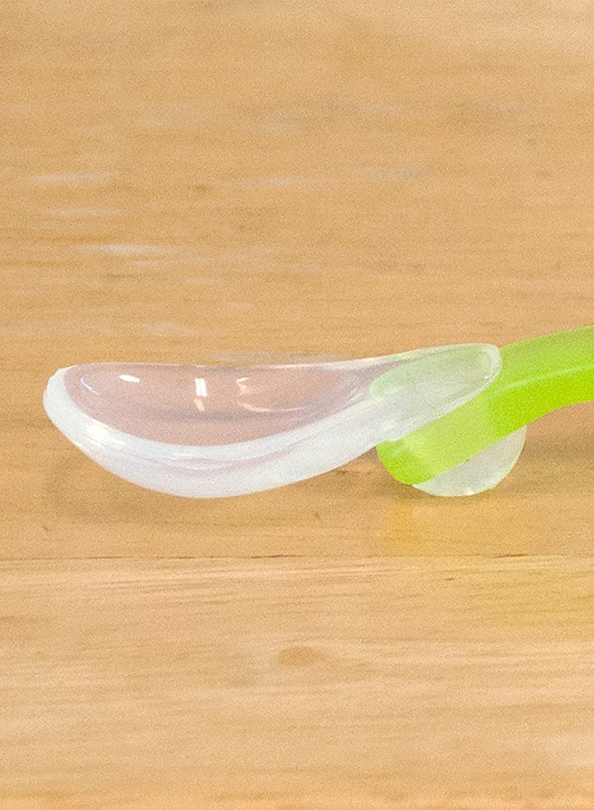 green sprouts Pack Of 2 Baby Feeding Spoons Set  - Image 4