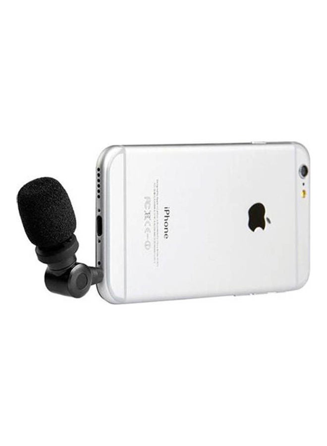 Saramonic - Smartmic For Ios And Android Devices {3.5Mm Connector} Black - Image 1