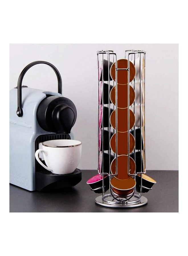 إيونتو حامل كبسولات القهوة يحتوي على 25 فتحة فضي - Image 4