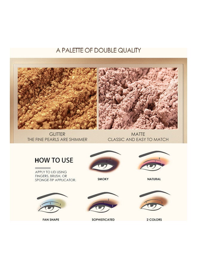 FOCALLURE 9 Colors Wet Cream Long-Lasting Eyeshadow Palette Multicolour - Image 5