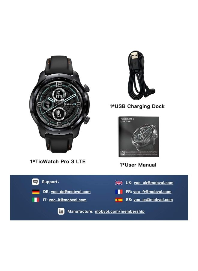 TicWatch Pro 3 Cellular/LTE Shadow Black