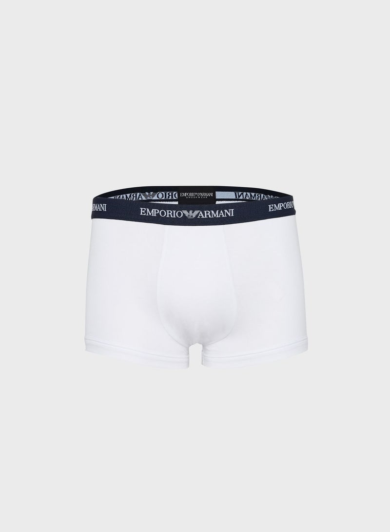EMPORIO ARMANI 3 Pack Of Casual Brief White - Image 3