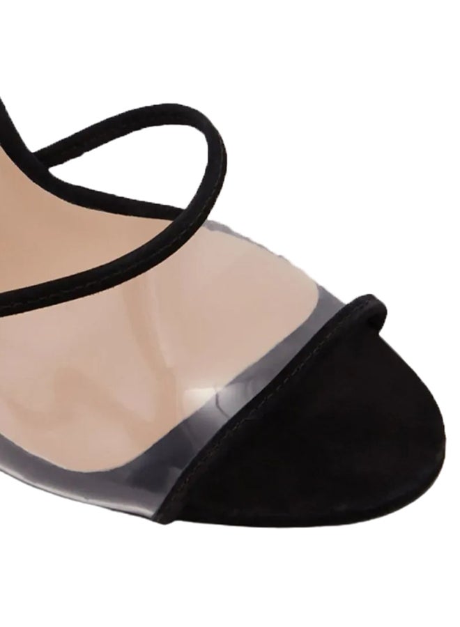 ALDO - Transparent High Heel Sandals Clear/Black - Image 1