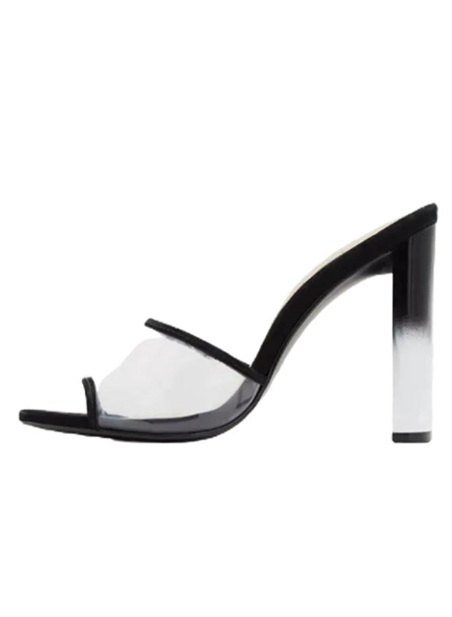 ALDO - Transparent High Heel Sandals Clear/Black - Image 1