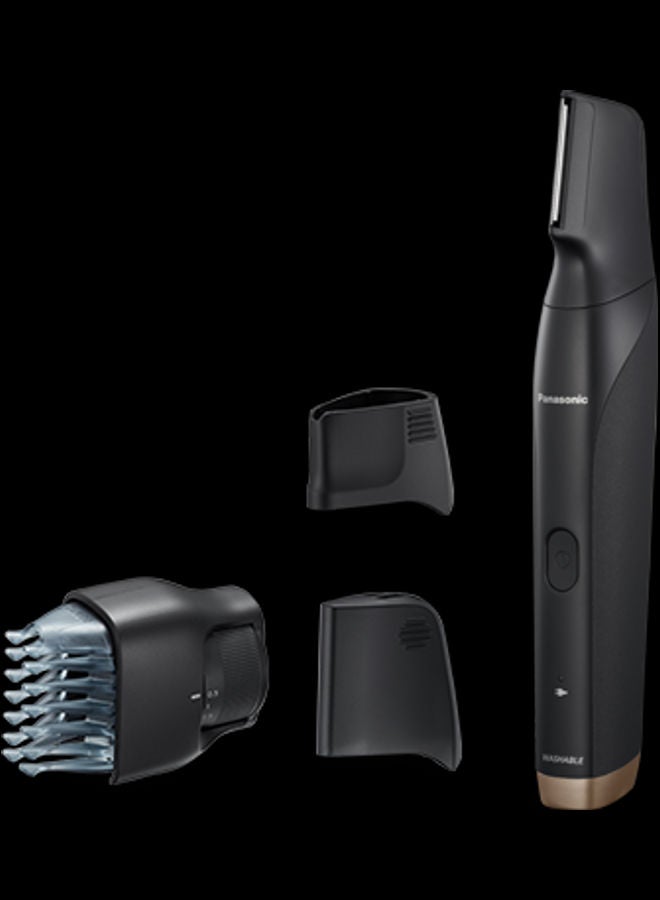 Rechargeable i-Shaper Beard Trimmer, 20 Cutting Lengths Black