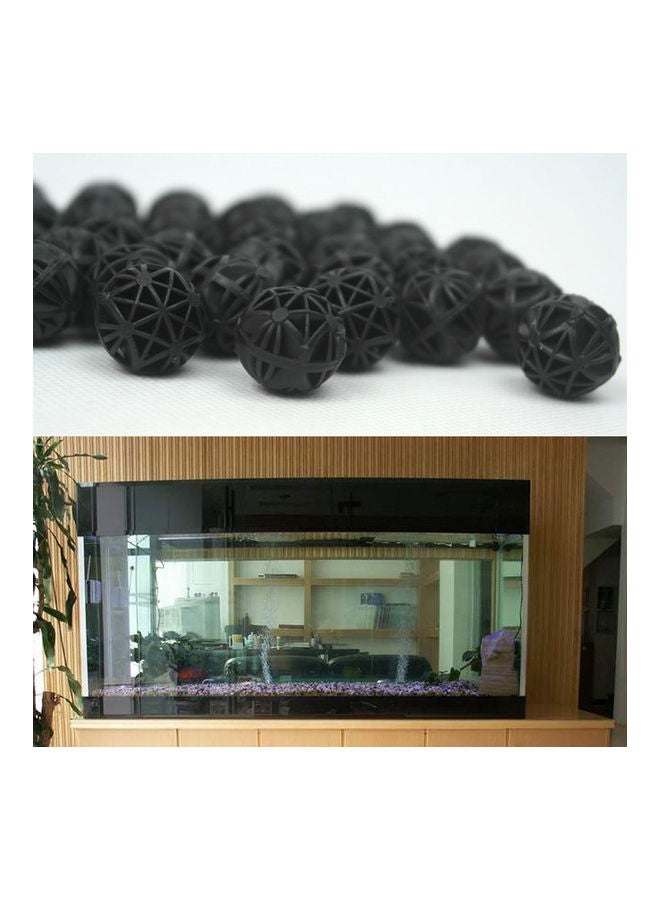 مجموعة كرات حيوية بيولوجية مكونة من 20 قطعة أسود - Image 2