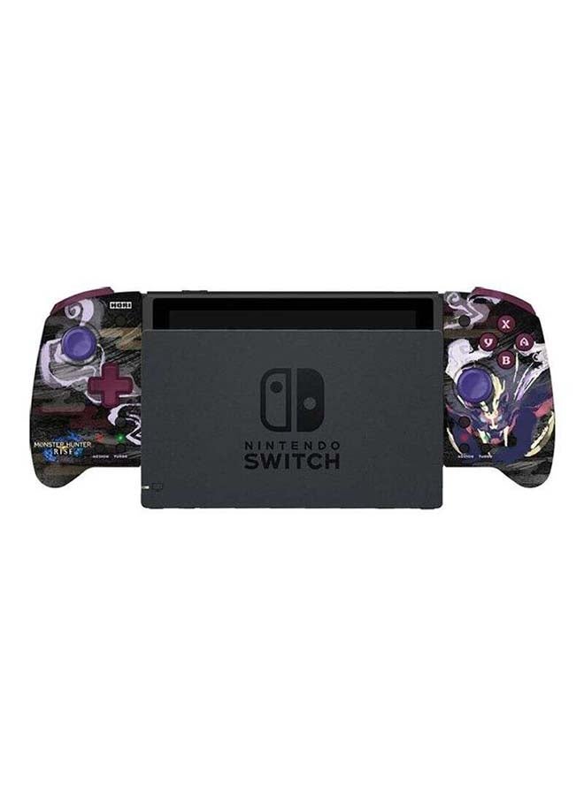 HORI - Monster Hunter Rise Split Pad Pro Handheld Mode Ergonomic Wireless Grip Controller - Image 1