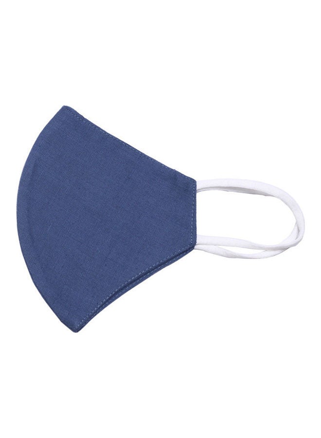 Cotton Premium Quality Washable Face Mask Blue  - Image 1