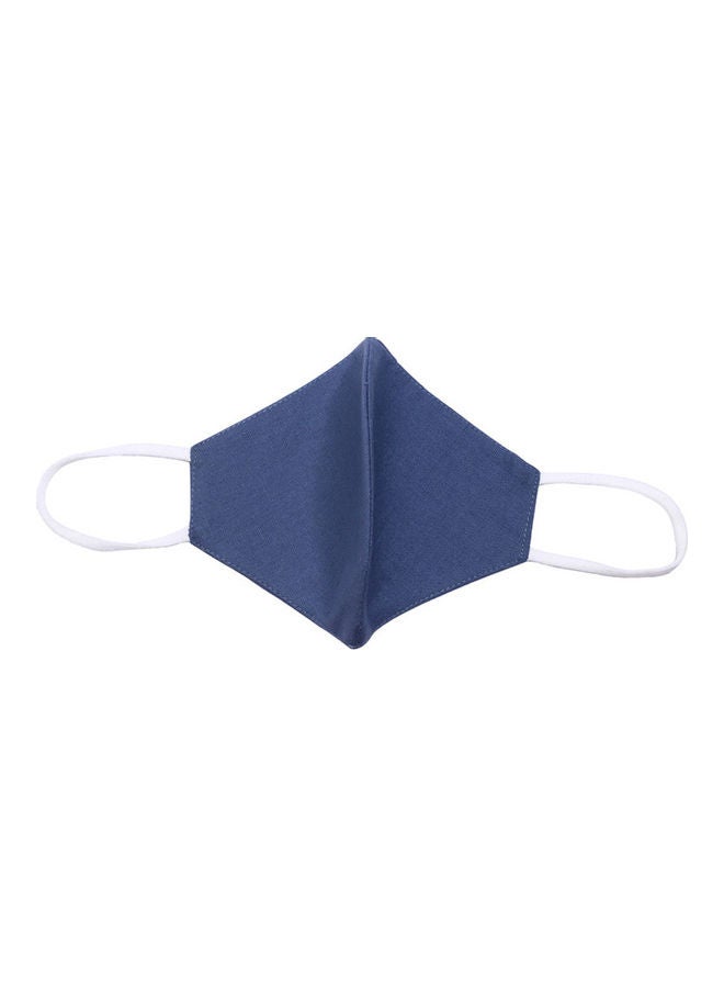 Cotton Premium Quality Washable Face Mask Blue  - Image 2