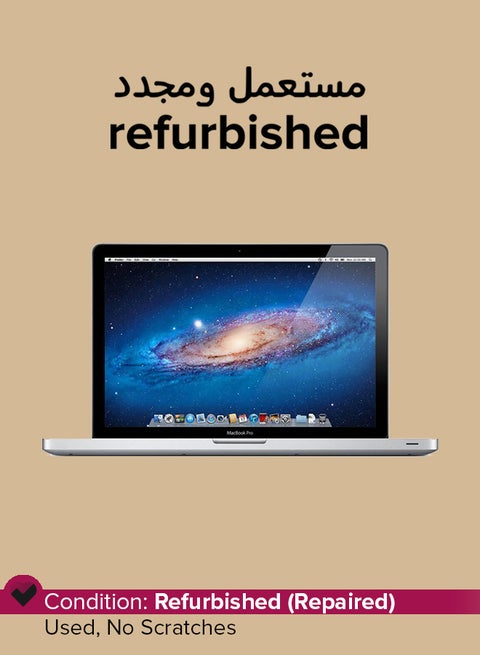 Refurbished - Macbook Pro MD318LL/A (2011) Laptop With 15.4-Inch Display, Intel Core i7 Processor/2nd Gen/8GB RAM/256GB SSD/384MB Intel HD Graphics 3000 Silver