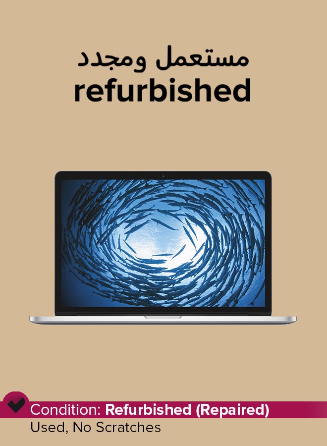 Apple Refurbished - Apple MacBook Pro A1502 MF843LL/A (Early 2015) 13- Inches Retina Intel Core i7 /3.1GHz/5th Gen/8GB RAM/128GB SSD/Intel Iris 6100 Graphics Silver Silver  - Image 1