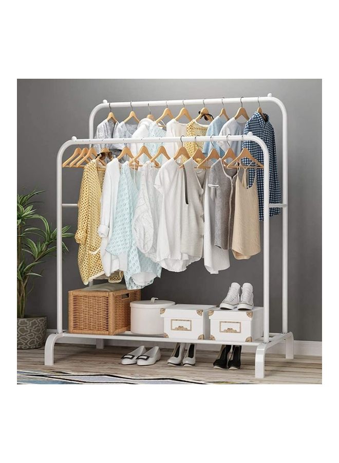 MTL Clothes Organizer And Holder Metal Stand White  - Image 3