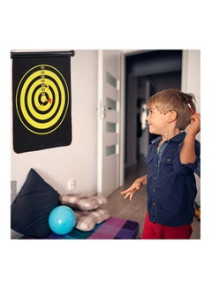 Generic Magnetic Double Sided Dart Board Wall Hanging Dartboard With 6 Safety Darts 15inch  - Image 2