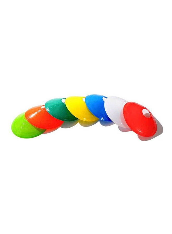 Generic 10Pcs Football Training Round Mouth Sign Dish Straw Hat Flying Saucer Mark Obstacle Sign Board Road Sign Corner Road Cone Training Equipment  - Image 2