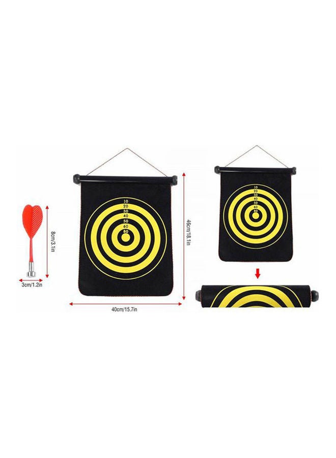 Generic - Dart Set Magnetic Dartboard Set Hanging Roll Up - Image 1