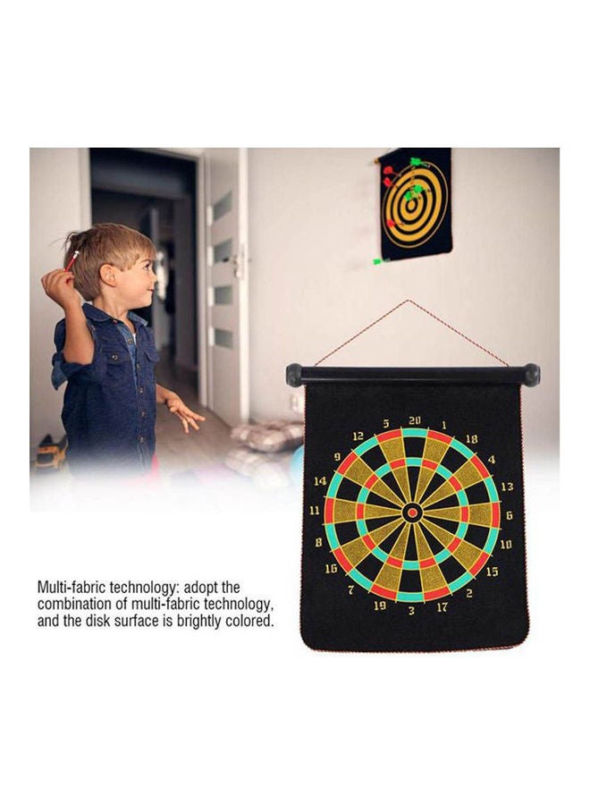 Generic - Dart Set Magnetic Dartboard Set Hanging Roll Up - Image 1