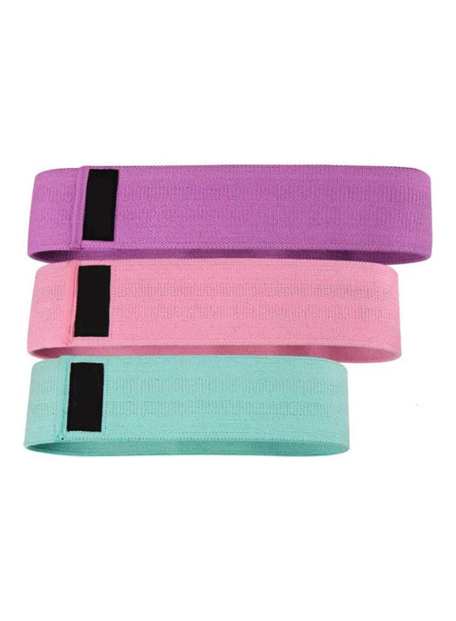 Generic 3Pcs Resistance Bands For Legs  Sports Fitness Stretch Resistance Loops Band  - Image 1