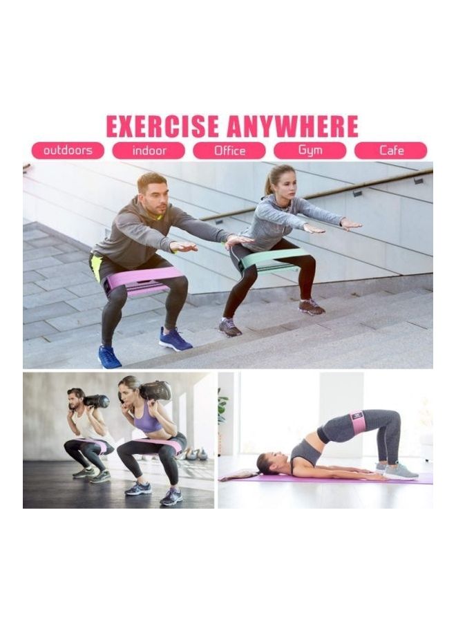 Generic 3Pcs Resistance Bands For Legs  Sports Fitness Stretch Resistance Loops Band  - Image 3