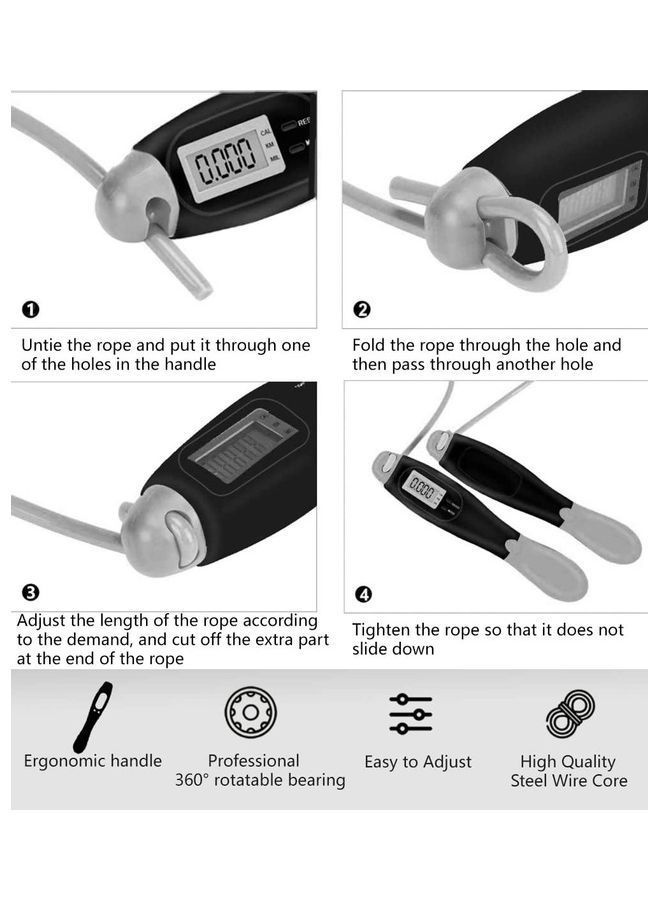 XiuWoo Smart Jump Digital Skipping Rope One Size  - Image 2