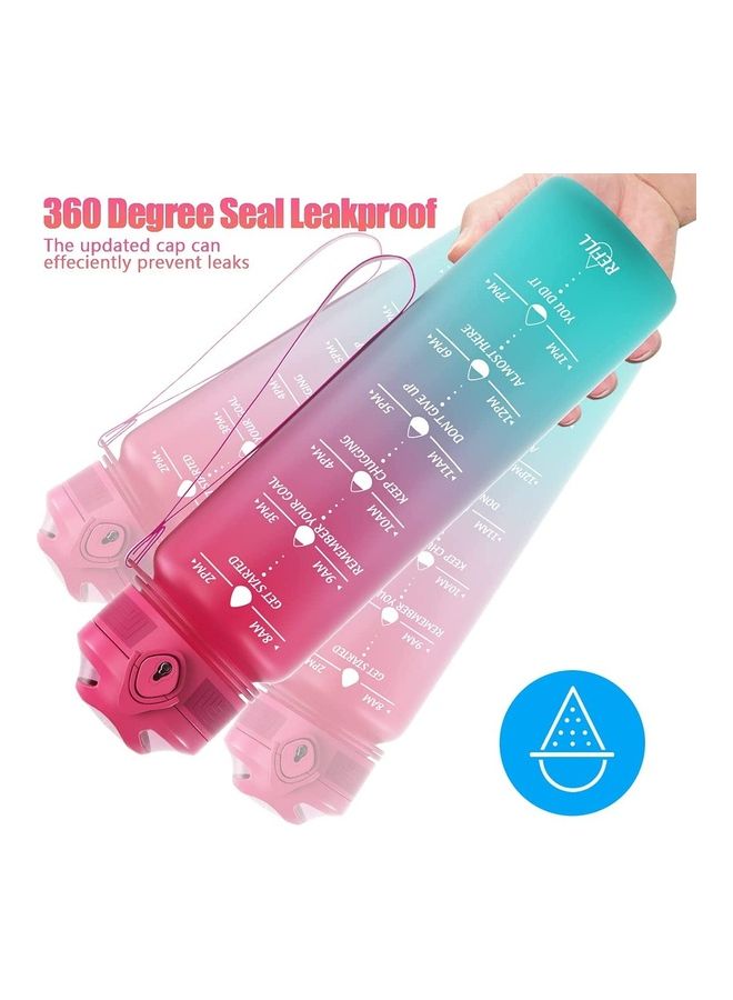 XiuWoo Water Bottle With Motivational Time Marker - Image 5