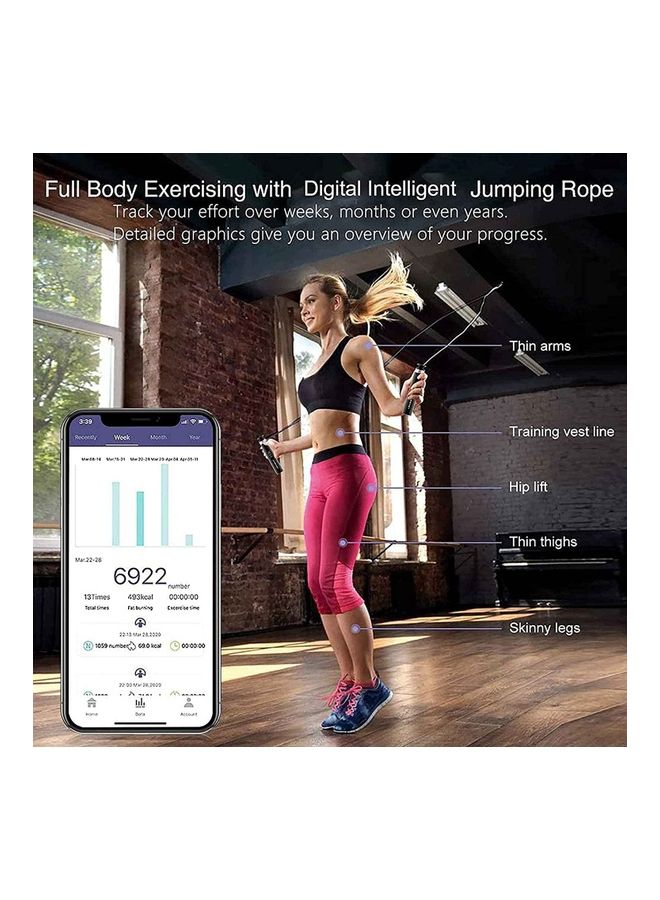 XiuWoo Smart Jump Digital Skipping Rope one size centimeter  - Image 4