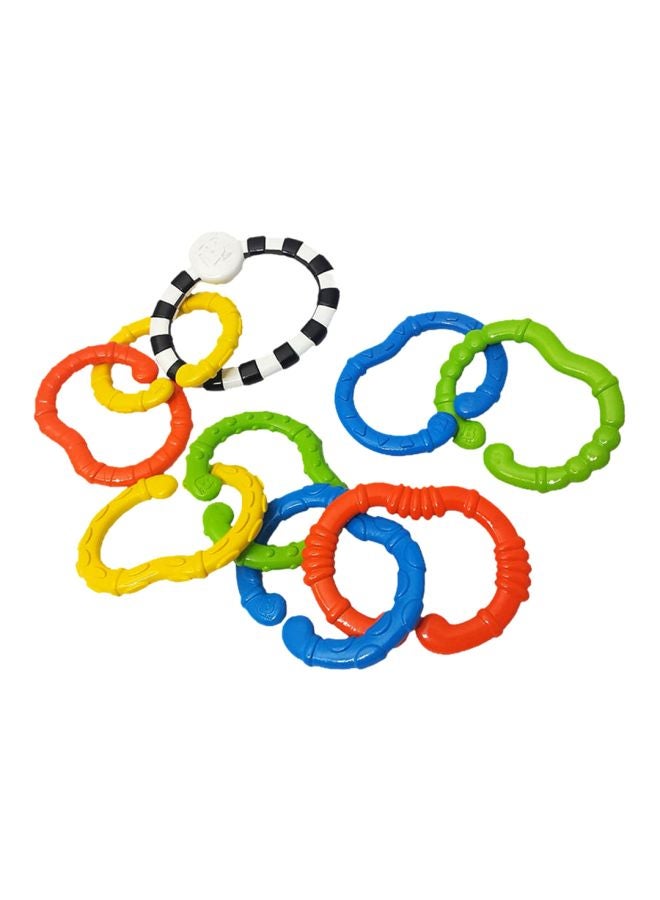 infantino - 9-Piece Link EMS Teether Set, 0+ M - Multicolour - Image 1