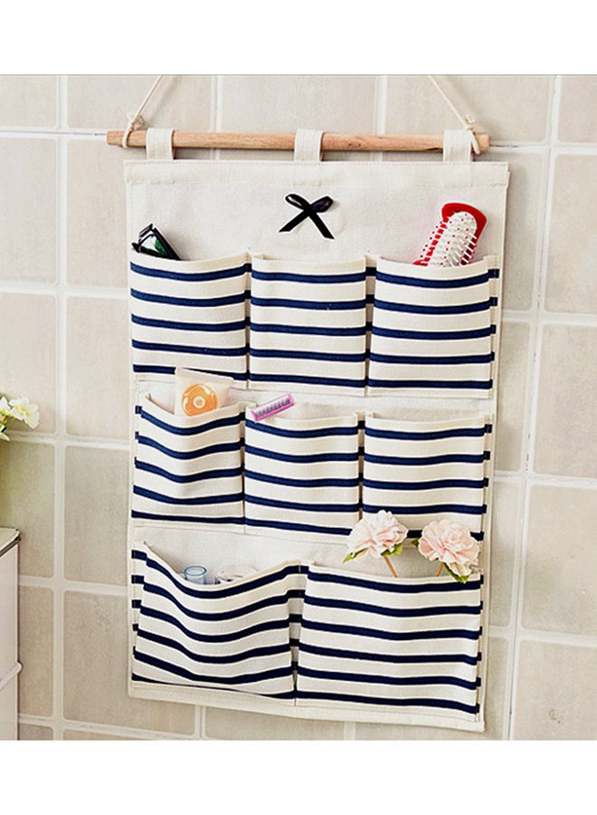 Deo King 8 Pockets Wall-Mounted Storage Bag Beige 34.5x49x2cm  - Image 3