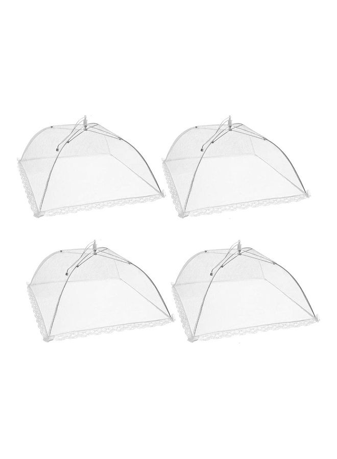 2-Piece Mesh Food Covers White 43x43cm - Image 1
