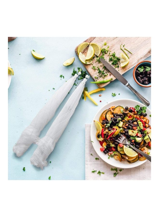2-Piece Mesh Food Covers White 43x43cm - Image 2