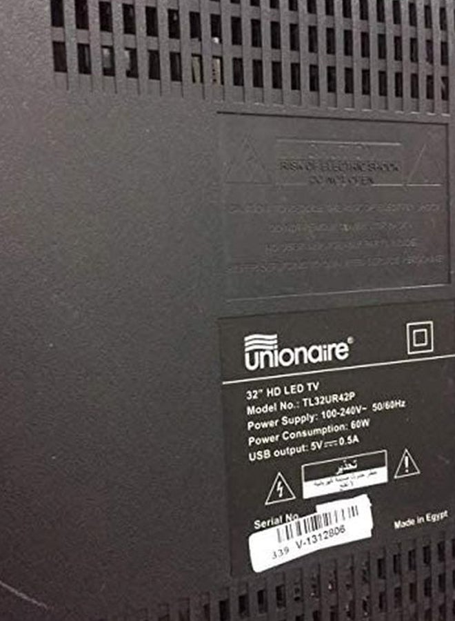 UNIONAIRE - 32 Inch HD LED Tv L32UT420 Black - Image 1