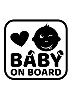 Cool Baby Cute Cartoon Baby Board Warning Car Sticker 