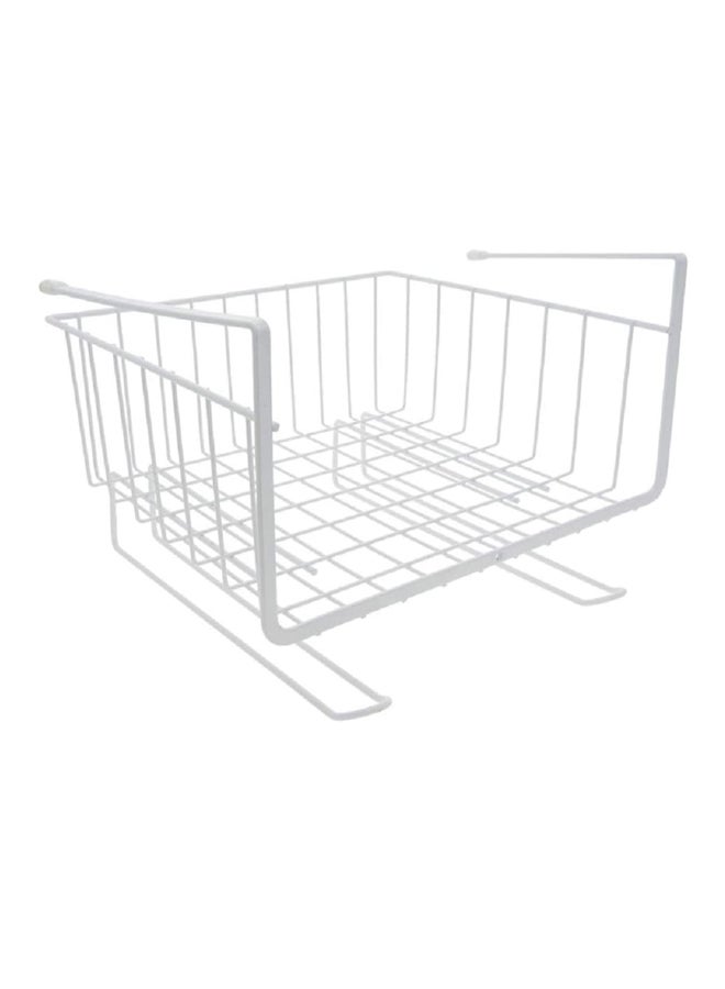 Home Box - Maisan Over The Shelf Holder Basket White - Image 1