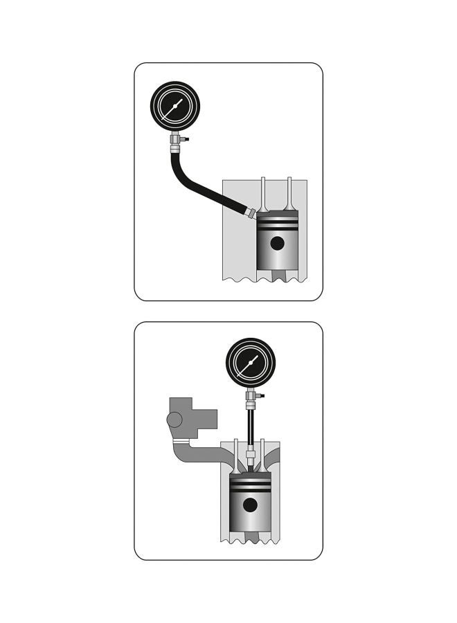 Flex Drive Compression Tester 21  With Threaded Adaptor