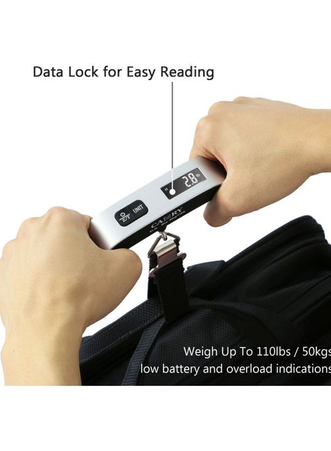 CAMRY - Digital Luggage Scale Silver - Image 1