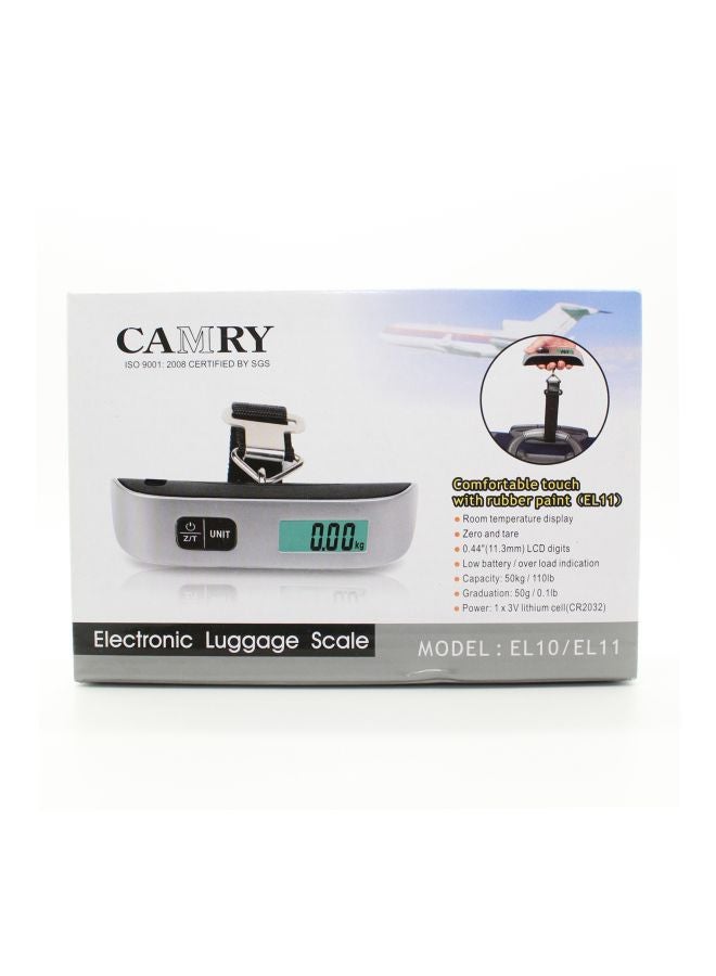 CAMRY - Digital Luggage Scale Silver - Image 1