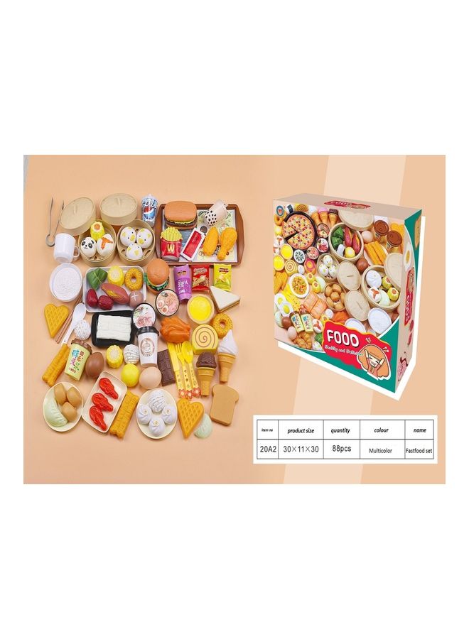 88-Piece Fast Food Pretend Play Toys  - Image 2