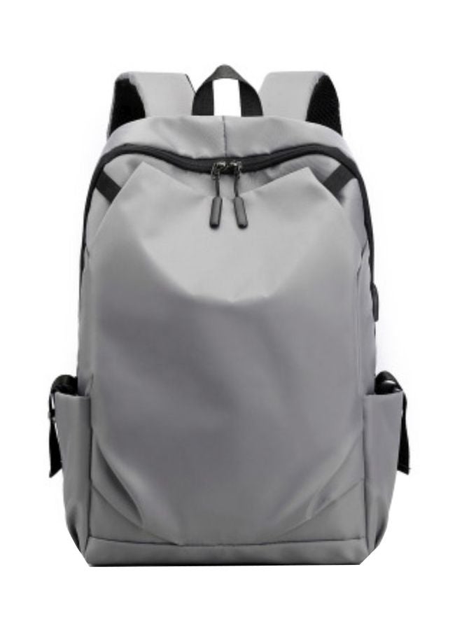 Beauenty Waterproof Student Backpack Travelling Bag Grey - Image 1