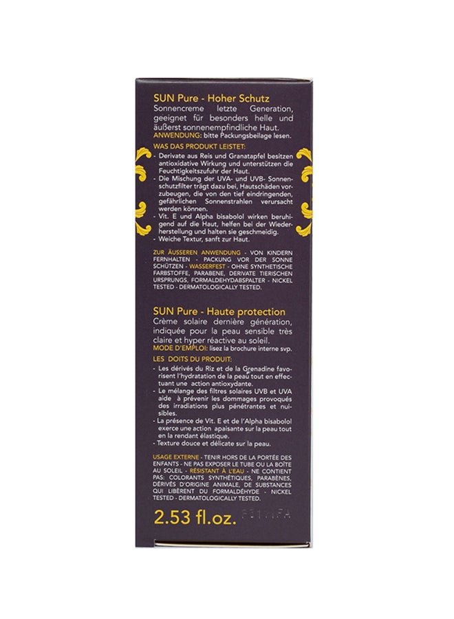 LOCHERBER - Sun Pure High Protien SPF 50 Cream Multicolour 75ml - Image 1