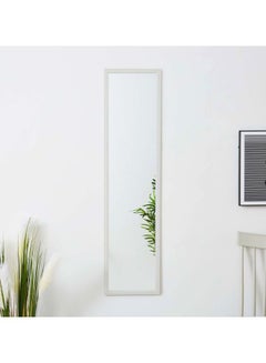 Home Box Essential Rectangular Dressing Mirror White 120x30cm  - Image 5