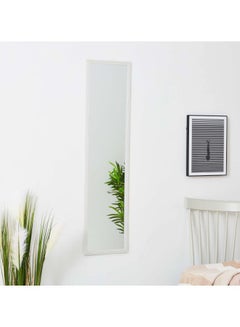 Home Box Essential Rectangular Dressing Mirror White 120x30cm  - Image 1