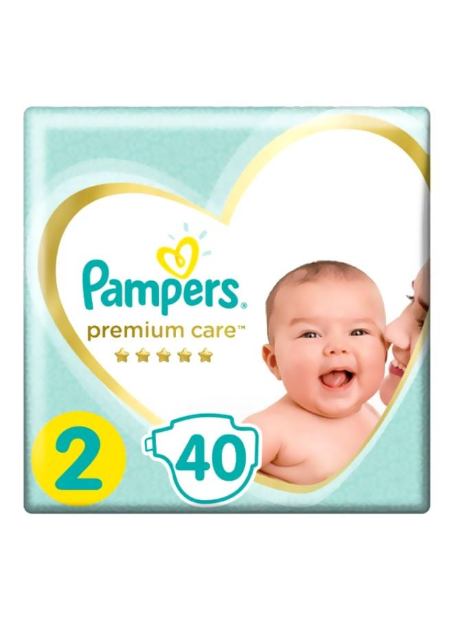 Pampers 40-Piece Premium Care Diapers Vp, Size 2  - Image 1