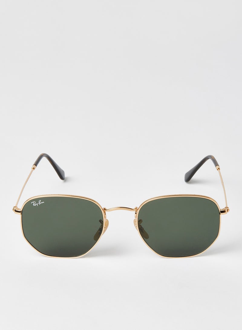 راي بان نظارة شمسية بإطار سداسي الشكل للرجال - Image 1