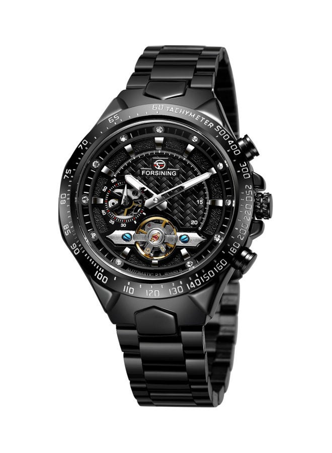 Men's Automatic Mechanical Watch Luminous Display Business Casual Wristwatch - 43 mm - Black - v1621520566/N47566283A_1