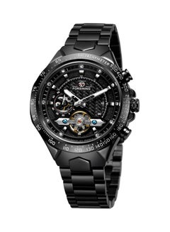 FORSINING Men's Automatic Mechanical Watch Luminous Display Business Casual Wristwatch - 43 mm - Black  - Image 1