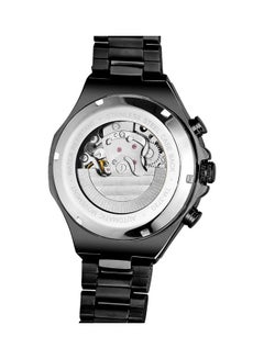 FORSINING Men's Automatic Mechanical Watch Luminous Display Business Casual Wristwatch - 43 mm - Black  - Image 3