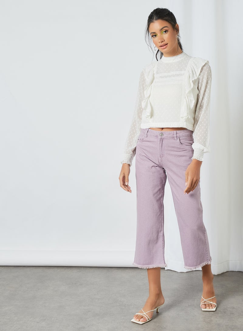 Wide Leg Cropped Jeans Orchid Bloom - v1621520620/N43709262V_2